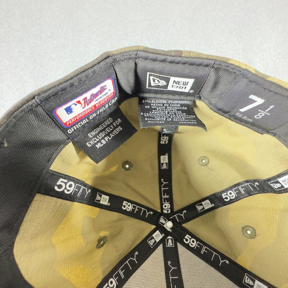 New Era 59FIFTY Tampa Bay Rays Camo Armed Forces Day Fitted 7 1/8 Hat Cap - Picture 6 of 6